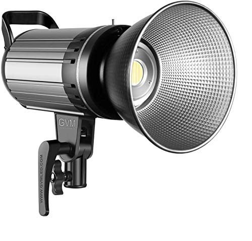 GVM – Luz de video LED bicolor, iluminación de fotografía de 100 W con soporte Bowens