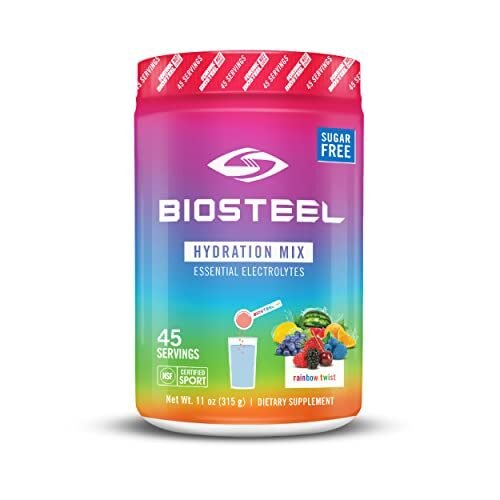 Mezcla de hidratación BioSteel, sin azúcar con electrolitos esenciales