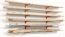 Bora Wood Organizer and Lumber Storage Metal Rack with 6-Level Wall Mount – Indoor and Outdoor Use, In Orange | PBR-001