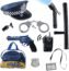 6 Pcs Set Police Accessories for Kids - Police Baton, Badge, Handcuffs, Whistle, Sunglasses, Cop Badge, Police Gear for Pretend Play, Dress Up, & Police Officer Costume by 4E's Novelty