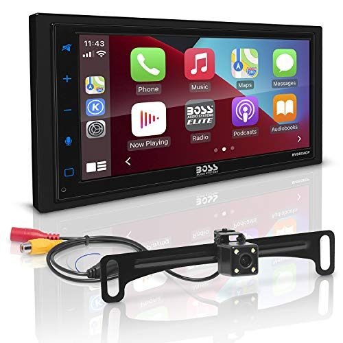 BOSS Audio Systems Elite BV850ACP – Reproductor multimedia para automóvil con Apple CarPlay-Android Auto