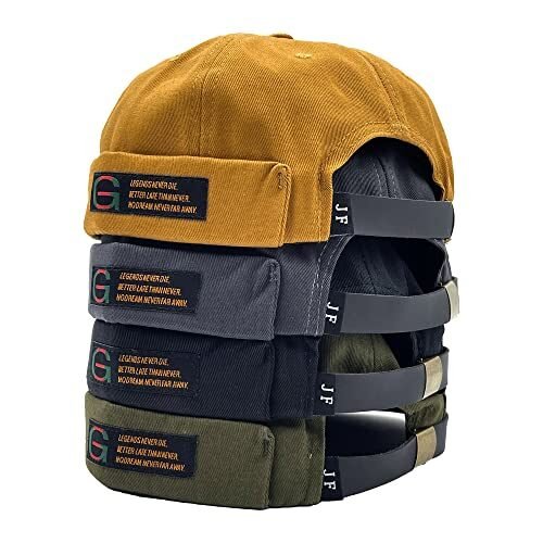 Gorras sin ala para hombres y mujeres, elegantes sombreros