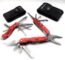 Combination Multitool and Swiss Style Multi Function Pocket Knife Set. 13 Tools in 1 Plus Knife. Each with Durable Sheath Stainless Steel Blades Everyday Use Hiking Outdoor Boating Great Gift.