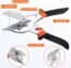 DEASS Miter Shears, Multi Angle Miter Shear Cutter Hand Tools, Miter Shears for Wood Trim and Molding, Trunking Shears with Two Replacement Blades