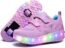 Nsasy Roller Shoes USB Charge Girls Boys Sneakers with Wheels LED Roller Skates Shoes for Kids