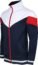 SCREENSHOTBRAND-S51706 Mens Hip Hop Premium Slim Fit Comfort Track Jacket - Athletic Sport Fitness Color Block Fashion Urban Lifestyle Streetwear Top-Red/Black-Medium