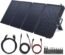 VATID 120W Foldable Solar Panel Kit,Portable Solar Charger with Parallel Cable,Type C/QC3.0 USB & DC Output to Charge Power Station Generator,Battery,Phone, Laptop for Camping Van RV Trip Home