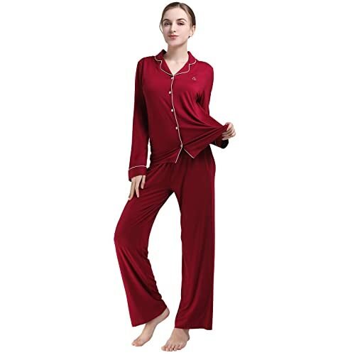 CADISI Conjunto de pijama de bambú para mujer