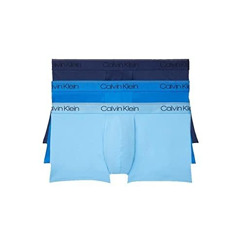 Calvin Klein ropa interior para hombre de talle bajo, paquete de 3
