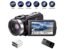Video Camera Camcorder Full HD 1080P 30FPS 24.0 MP IR Night Vision Vlogging Camera Recorder 3.0 Inch IPS Screen 16X Zoom Camcorders Camera Remote Control with 2 Batteries