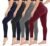 CAMPSNAIL – Paquete de 4 leggings de cintura alta para mujer