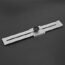 Carbon Steel Parallel Ruler Marker Gauge Precise Marking Gauge Sliding Line Ruler Durable Straight Ruler for Marking out Jobs Woodworking Industrial Carpenter(0-200)