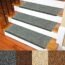 Carpet Stair Treads – Non-Slip Bullnose Carpet for Stairs – Indoor Stair Pads – Self-Adhesive & Easy Installation – Pet & Child Friendly – Skid Resistant & Washable – 14- Pack Grey 10