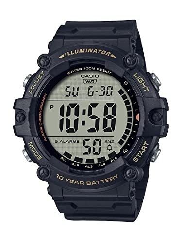Casio Illuminator – Correa extralarga, batería de 10 años