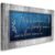 Arte cristiano para pared, impresiones en lienzo azul y gris
