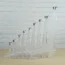 Artliving 4 Inch Clear Plastic Easels or Stand/Plate Holders to Display Pictures or Other Items at Weddings, Home Decoration, Birthdays, Tables (12 Pack)