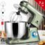 Kitchen in the box Stand Mixer,3.2Qt Small Electric Food Mixer,6 Speeds Portable Lightweight Kitchen Mixer for Daily Use with Egg Whisk,Dough Hook,Flat Beater (Blue)
