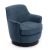 Comfort Pointe Reese Cadet – Silla giratoria (base de madera), color azul