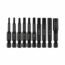COMOWARE Allen Wrench Drill Bits Set- Hex Bit Set, 10 Pack Metric 1/4’’ Hex Driver Set, S2 Steel Magnetic Allen Key Drill Bit Set, Quick Release Allen Bit Set, Hex Drill Bits with Storage Case