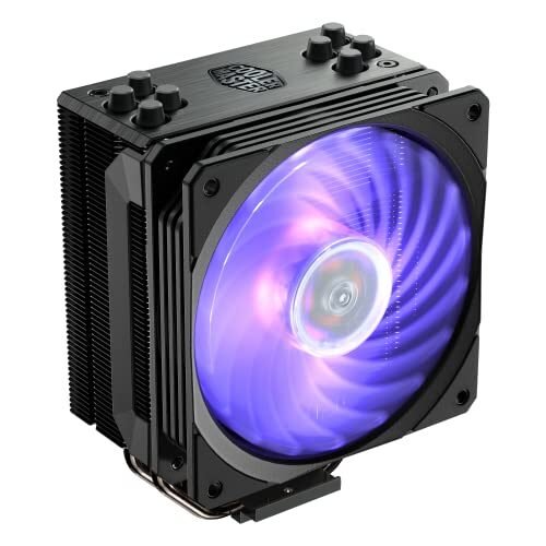Disipador edición Master Hyper 212 Black RGB, enfriador de aire para CPU