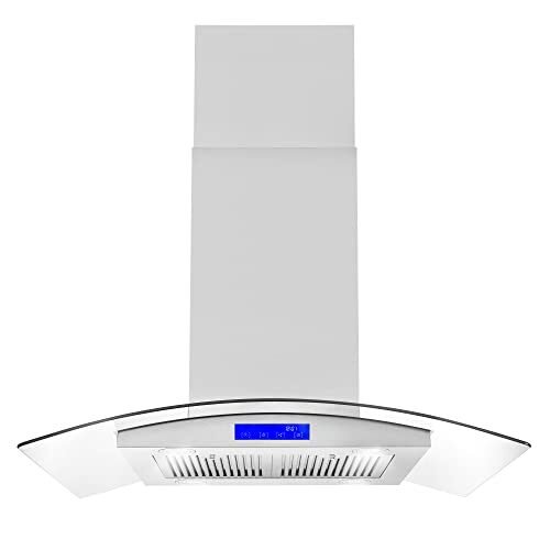 COSMO 668ICS900 – Campana extractora de isla de 36 pulgadas con 380 CFM