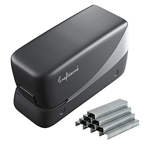 Craftinova Engrapadora eléctrica, capacidad de 25 hojas