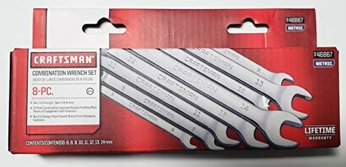Craftsman Juego de llaves combinadas métricas de 12 puntos 46867