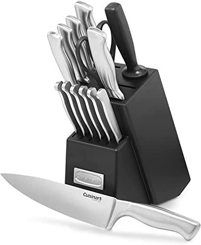 Cuisinart C77SS-15PK – Juego de cuchillos de bloque de 15 piezas