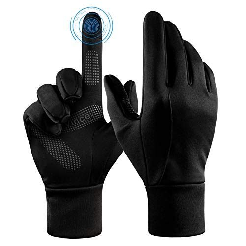 Guantes de invierno con pantalla táctil, resistentes al agua, térmicos para correr