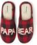 Dearfoams Men's Papa Bear Slipper, Buffalo Plaid, Large