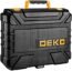 DEKOPRO 126 Piece Power Tool Combo Kits with 8V Cordless Drill, 10MM 3/8'' Keyless Chuck, Professional Household Home Tool Kit Set, DIY Hand Tool Kits for Garden Office House Repair