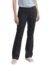 Dickies Women's Flat Front Stretch Twill Pant Slim Fit Bootcut, Black, 2