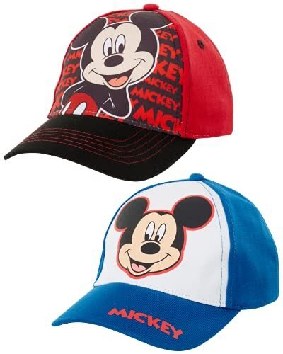 Disney Gorra de béisbol de Mickey Mouse para niños