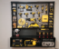 Power Tool Organizer With Charging Station,Drill Holder Wall Mount,Garage Storage Shelves for Organization and Storage,Heavy Duty Pegboard Wall Organizer Set Solid Metal Black（2 pack 4 set).