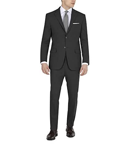 DKNY Traje de alto rendimiento de ajuste moderno para hombre