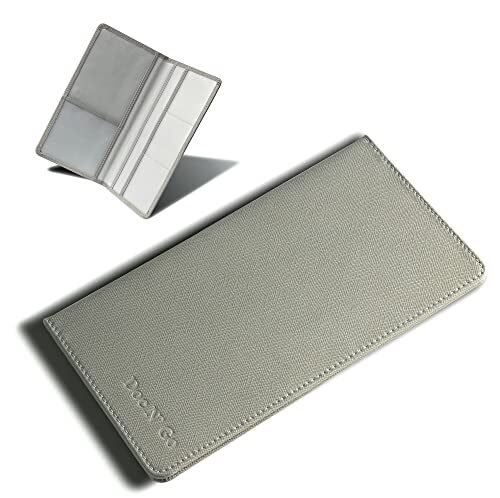 Doc N’ Go Soporte de cuero genuino para registro de coche y seguro