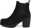 DREAM PAIRS Women's Fre Black Pu High Heel Ankle Boots Size 8.5 B(M) Us