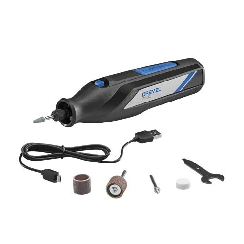 Dremel Kit de herramientas rotativas inalámbricas 7350-5, incluye batería de iones de litio de 4 V