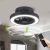 DUJAHMLAND Ventilador de techo empotrado con luces