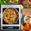 Duxtop Professional Portable Induction Cooktop, Commercial Range Countertop Burner, 1800 Watts Induction Burner with Sensor Touch and LCD Screen, P961LS/BT-C35-D