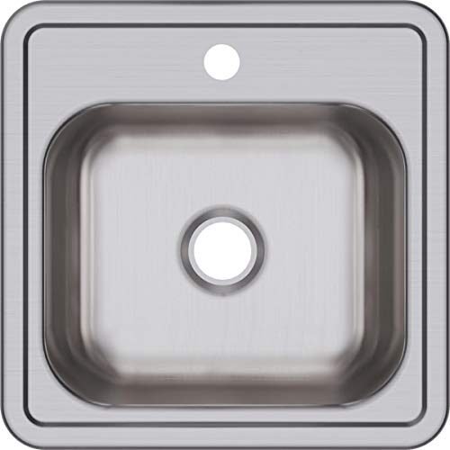Elkay D115151 Dayton – Fregadero de barra de acero inoxidable