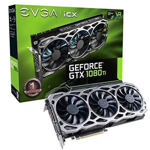 EVGA GeForce GTX 1080 Ti FTW3 Gaming, 11 GB GDDR5X