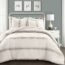 Home Bedding Bedspread Set Quilt - Farmhouse Bedspread Summer Coverlet Bed Spreads , Lightweight Bed Quilt Chic Vintage Bedding Ruffle Skirt Bedspreads Bedroom Rustic with 2 Pillow Shams (King Wheat)