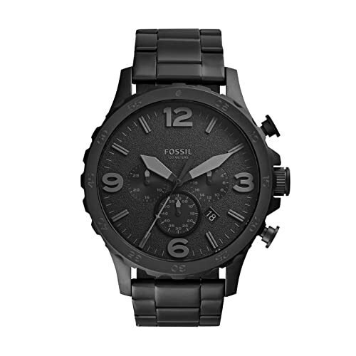 Fossil Nate – Reloj casual de cuarzo para hombre, acero inoxidable