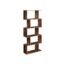 VASAGLE Bookcase, 5-Tier Bookshelf, Display Shelf and Room Divider, Freestanding Decorative Storage Shelving, Rustic Brown ULBC62BX