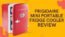 Frigidaire RED EFMIS129- CP4 Mini Portable Compact Personal Fridge Cooler, 4 Liter Capacity Chills Six 12 oz Cans, 100% Freon-Free & Eco Friendly, Includes Plugs for Home Outlet & 12V Car Charger