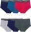 Fruit of the Loom mens Tag-free Cotton Briefs Underwear, 6 Pack - Assorted Colors, Medium US
