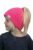 Gorro BeanieTail para niñas Funky Junque con espacio para cola de caballo
