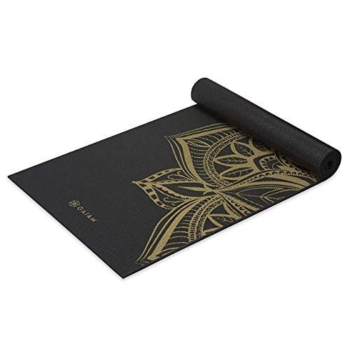 Gaiam – Tapete de yoga estampado y extragrueso de 0.23 pulgadas
