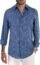 Gemijack Mens Casual Button Down Shirts Long Sleeve Striped Tops Regular-Fit Shirt